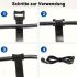 10er-Pack verstellbare und wiederverwendbare Kabelbinder