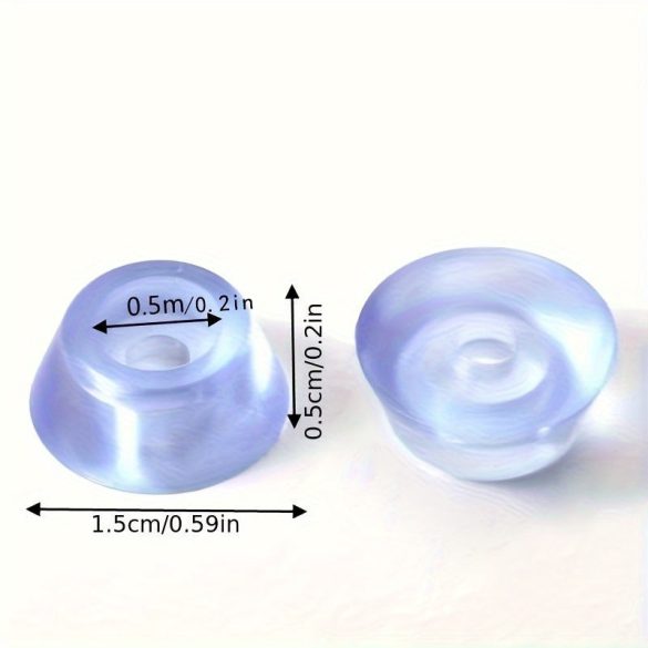 10 Stück Silikon, Rutschfester Transparenter Stuhlbein-Schutz