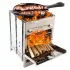 Tragbarer, klappbarer Edelstahl-Ofen für Outdoor-Kochen