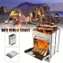 Tragbarer, klappbarer Edelstahl-Ofen für Outdoor-Kochen