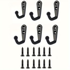 Wandmontierte Metallhaken