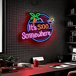 Tropische Neon-LED-Beleuchtung