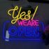 Ja! Wir Sind Geöffnet Neonschild