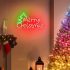 Fröhliches Weihnachts-Neonschild für den Innenbereich