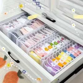 Unterwäsche Aufbewahrungsbox mit Gittereinsatz