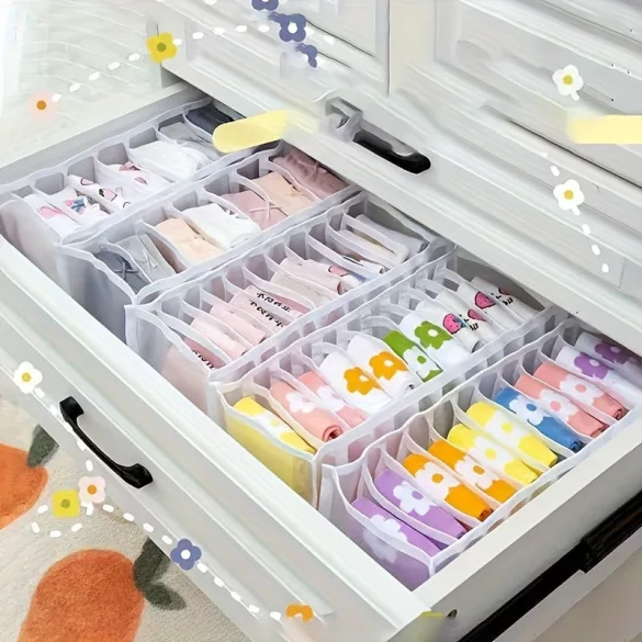 Unterwäsche Aufbewahrungsbox mit Gittereinsatz
