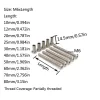 M6x80mm - 5er Set
