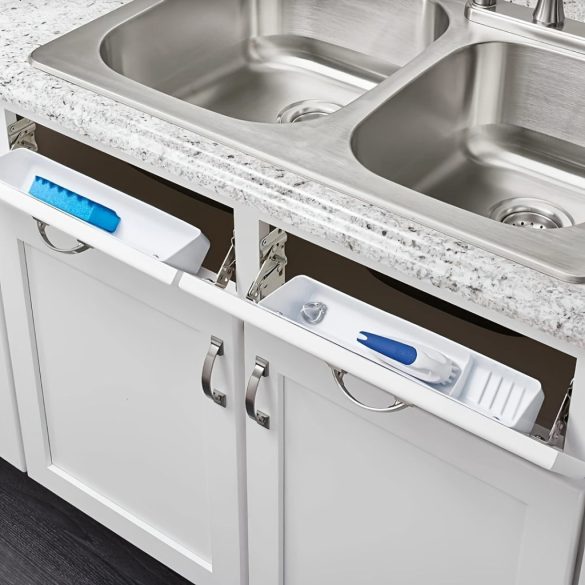 2 Stück, 45-Grad-Scharnier für Spülbecken-Klappfächer, Küchenspüle