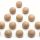 10er-Set Holz Kugel Schubladengriffe