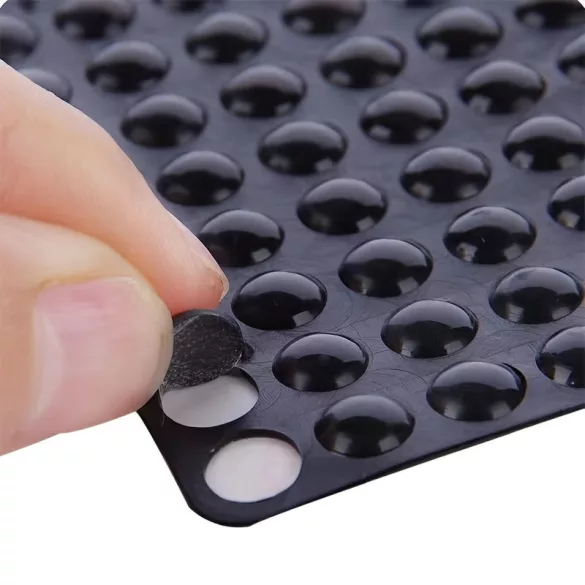 100 Stück schwarze stoßfeste Silikonpads