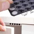 100 Stück schwarze stoßfeste Silikonpads