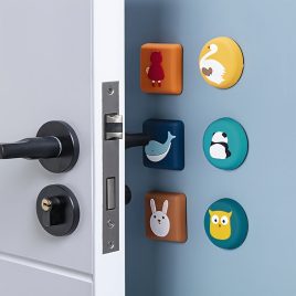 6er-Set Tier-Wandschutz für Türgriffe und Schubladen