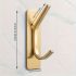 4 Stk. Elegante Gold Edelstahlhaken