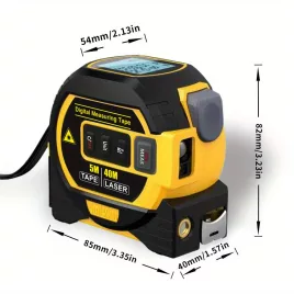 1 Stk. Laser-Maßband, 3-in-1 Digital-Maßband