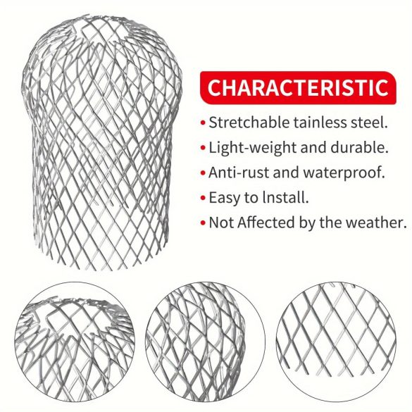 4er-Set Aluminium Dachrinnen-Schutz