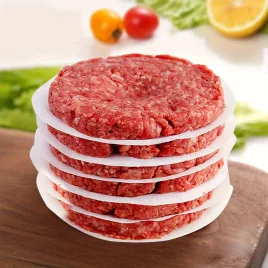100 Stück antihaft Pergamentpapier für Hamburger-Patties
