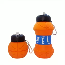 Faltbare Basketball-Sport-Wasserflasche