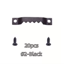 20 Stk. Stahl-Bilderhaken mit Schrauben