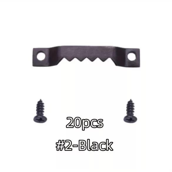 20 Stk. Stahl-Bilderhaken mit Schrauben