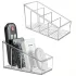 Transparenter Kunststoff-Fernbedienungshalter, 4-Fächer-Schreibtischorganizer
