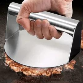 Edelstahl Hamburgerpresse für Smash Burger