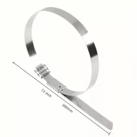 20 Stück Edelstahl-Bindeklammern