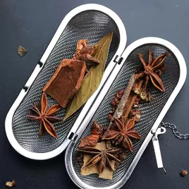   Teekanne aus 304 Edelstahl mit extra feinem Netzfilter für losen Tee und Gewürze, perfekt für schwarzen Tee, Rooibos und mehr