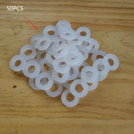 10er Packung weiße silikon auslaufsichere Dichtung