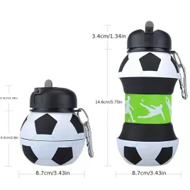 550ml Trinkflasche im Fußball-Design
