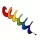 Garten Regenbogen Dekoration