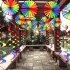 Garten Regenbogen Dekoration
