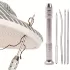 Leder-Nähständer-Set