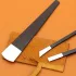 3-tlg. ProCraft Edelstahl Hautschaber Messerset