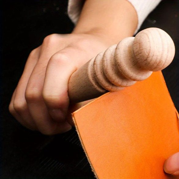 Premium Massivholz Kunstleder Polierwerkzeug