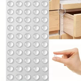 50 Stück Selbstklebende Gummi-Türstopper