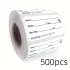 500 Stück Lebensmittel-Etikett