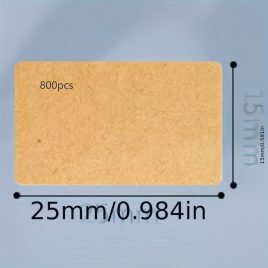 Braunes Etikettenpapier-Aufkleber