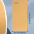 Braunes Etikettenpapier-Aufkleber