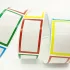 1 Rolle bunte Randaufkleber
