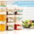 100 Bunte Kühlschrank-Etiketten