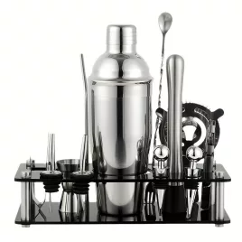 Professionelles Edelstahl Cocktail Shaker Set