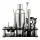 Professionelles Edelstahl Cocktail Shaker Set