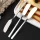 2-teiliges Edelstahl Käse- und Buttermesser-Set