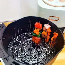 10-teiliges Set Drehspieß für Umluftofen