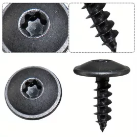 20 Stück Schwarze Torx-Schrauben