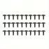 20 Stück Schwarze Torx-Schrauben