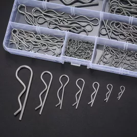   100 Stück Stiftsatz, Edelstahl R-Clips Federbefestigungsclips