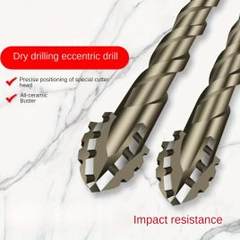   Karbidos 4-zahnige Sägeblatt-Trockenbohrer-Bit für Keramikfliesen