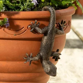 Charmanter Gecko Harzfigur