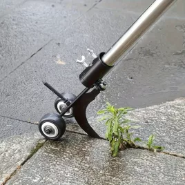 Metall-Unkrautstecher mit Rädern